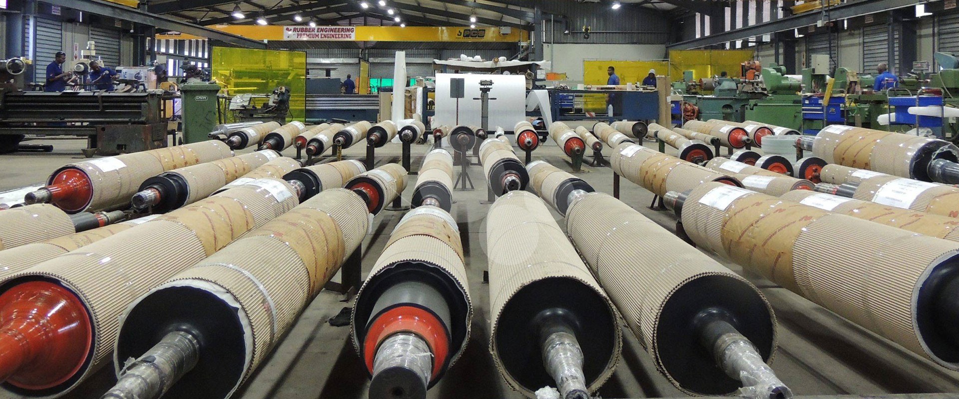 Specialists in Rubber and Polyurethane Rollers | Rubber Engineering Africa